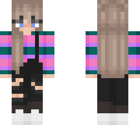 edit of someones (desc.) striped shirt girl