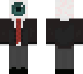 eyeball in a suit