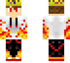 fire skin technoblade edition