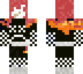 fire themed person!!
