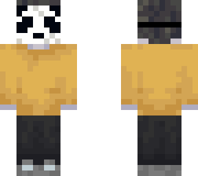 ghoustbur with panda mask