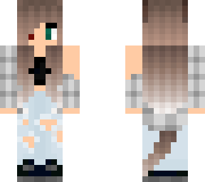 girl with wolf ears and tail