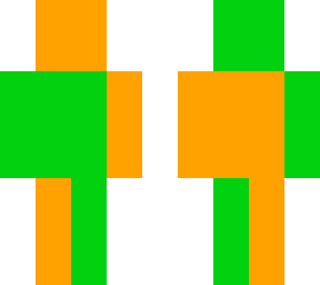 just green and orange