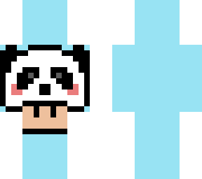 mario mushroom with panda cap