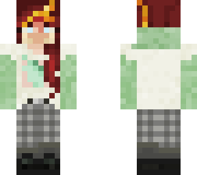 my skin but with dinosaur hoodie (hood down)