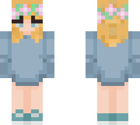 oversized blue hoodie
