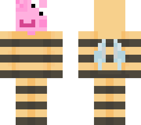 peppa in a bee suit