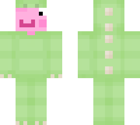 peppa in a dinosaur suit