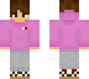 pink hoodie boy