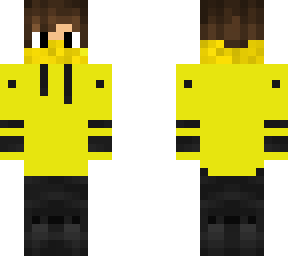 pro minecrafterz skin yellow