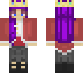 purple hair queen