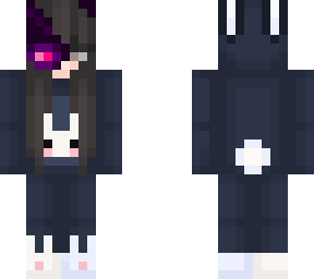 rabbit girl with corpse mask