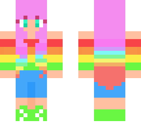 rainbow girl