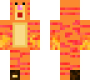 tigger with fire powers and boot