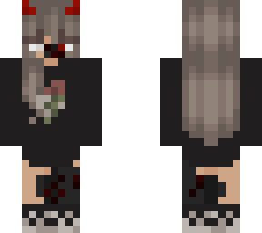 aesthetic half demon