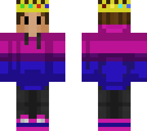 bi***ual pride skin