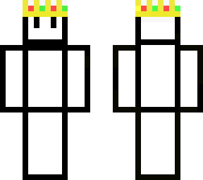 black and white crown