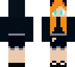 black cat girl