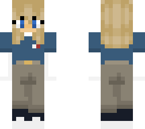 blonde haired baggy clothes