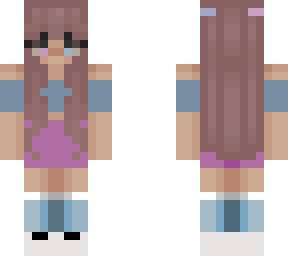blue & pink girl