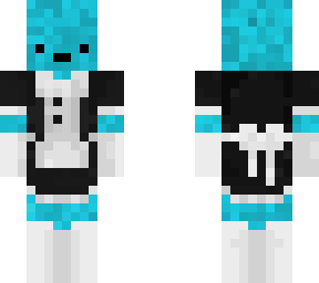 blue axolotl maid