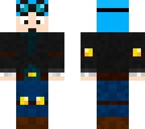 blue hair dantdm