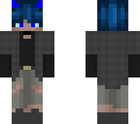 blue horns boy