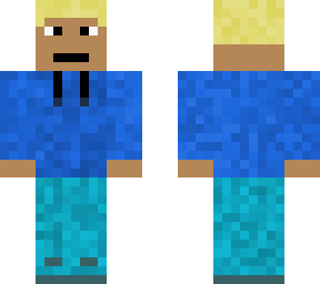 blue man
