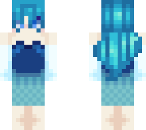 blue mermaid