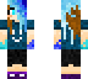 blue slime girl