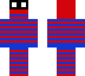 blue striped boy