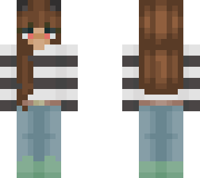 brown hair panda