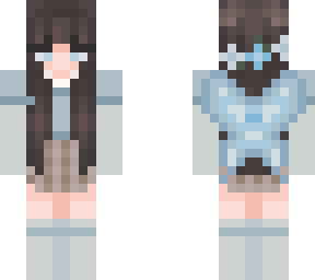 cute fairy girl in blue.