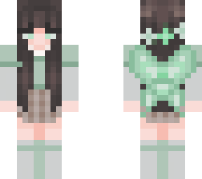 cute fairy girl in green.