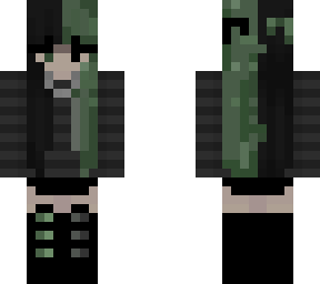 dark green and black