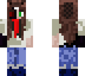 female mix enderman beaver hat