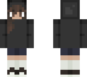 girl in cat hoodie