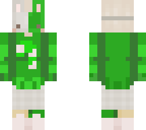 green candy cane bunny