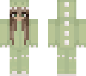 green dino girl