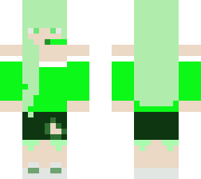 green gamer girl