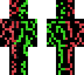 green red frame