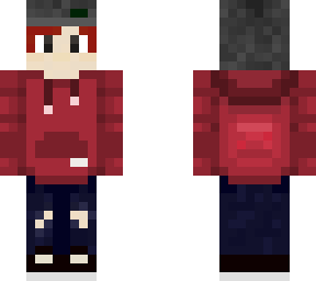 guy in red hoodie