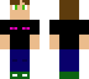guy with enderman t-shirt