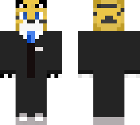 leopard with suit