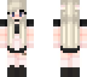 maid dress but gloves