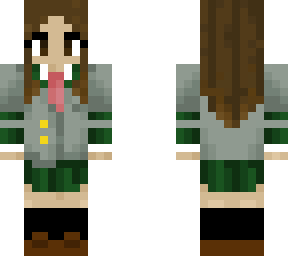 mha girl brown hair