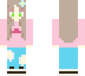 minecraft e-girl skin