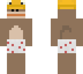 monkey with duck hat