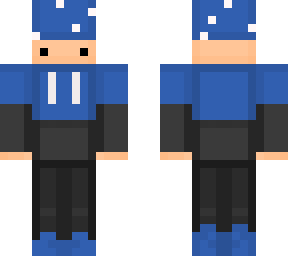 mushroom man blue