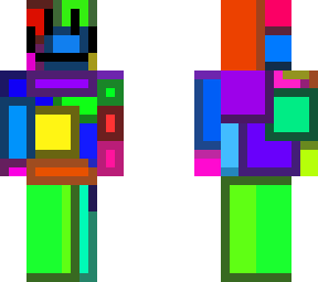 mutli-color block man